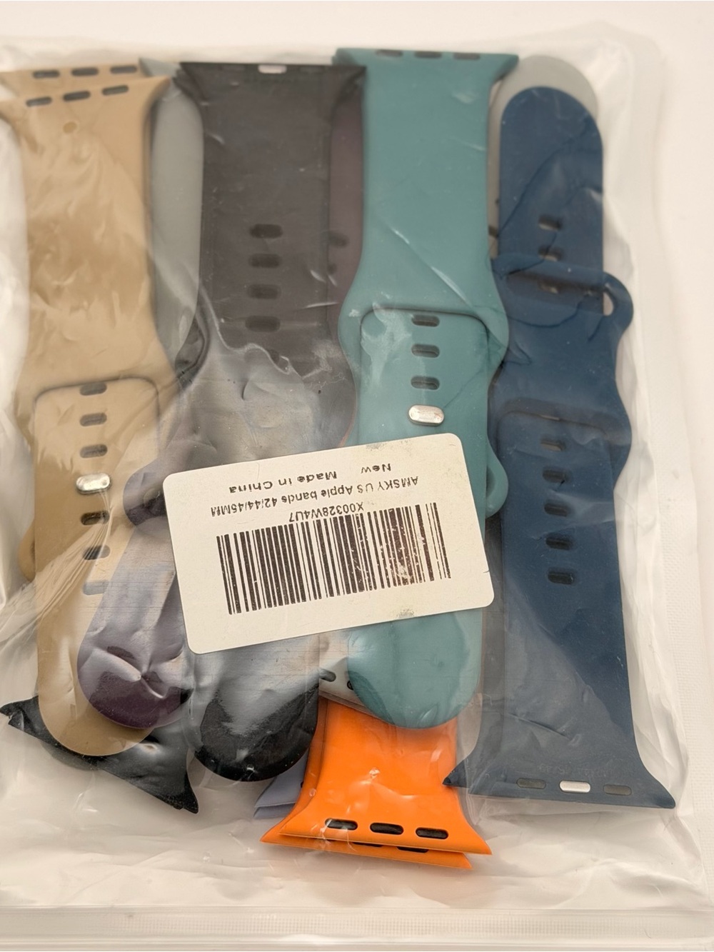 Apple Watch silicone Band, 42/44/46/49mm, Variaty of Colors, Bundle of Bands